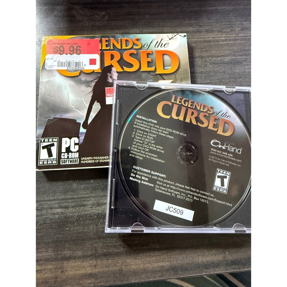 Legends of the Cursed PC CD-ROM Hidden Object Mystery Game OnHand Software 2013